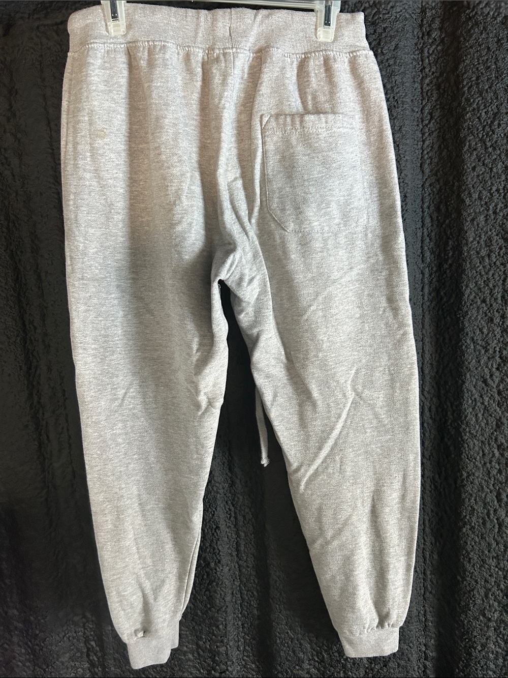 Fashion Nova Light Gray Track Joggers - Picture 3 of 3